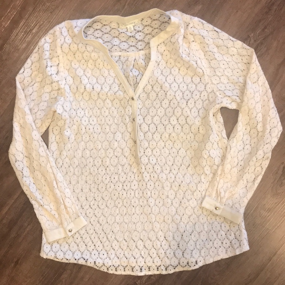 Cream Blouse